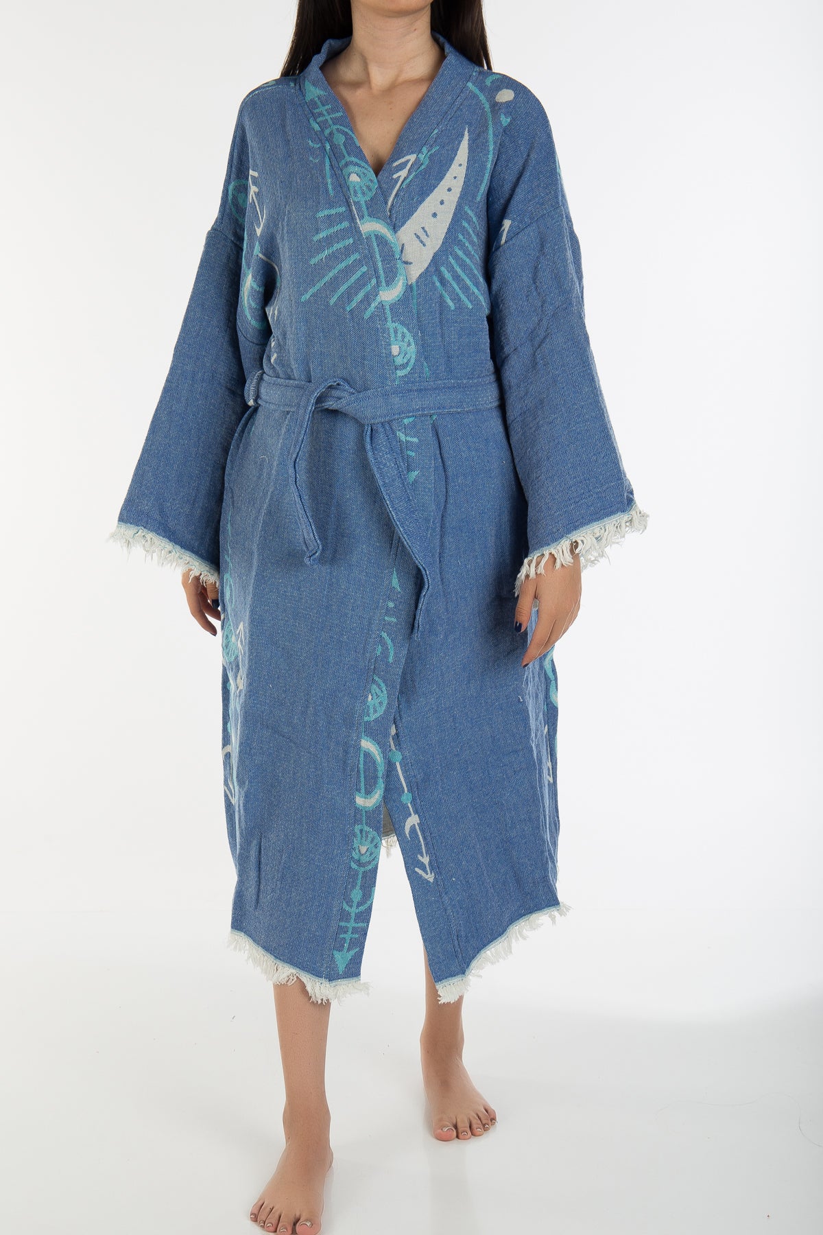 Luna - Blue Moon Handmade Kimono