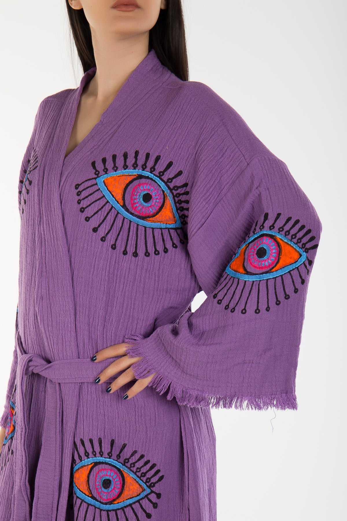 Aria - Purple Handmade Kimono