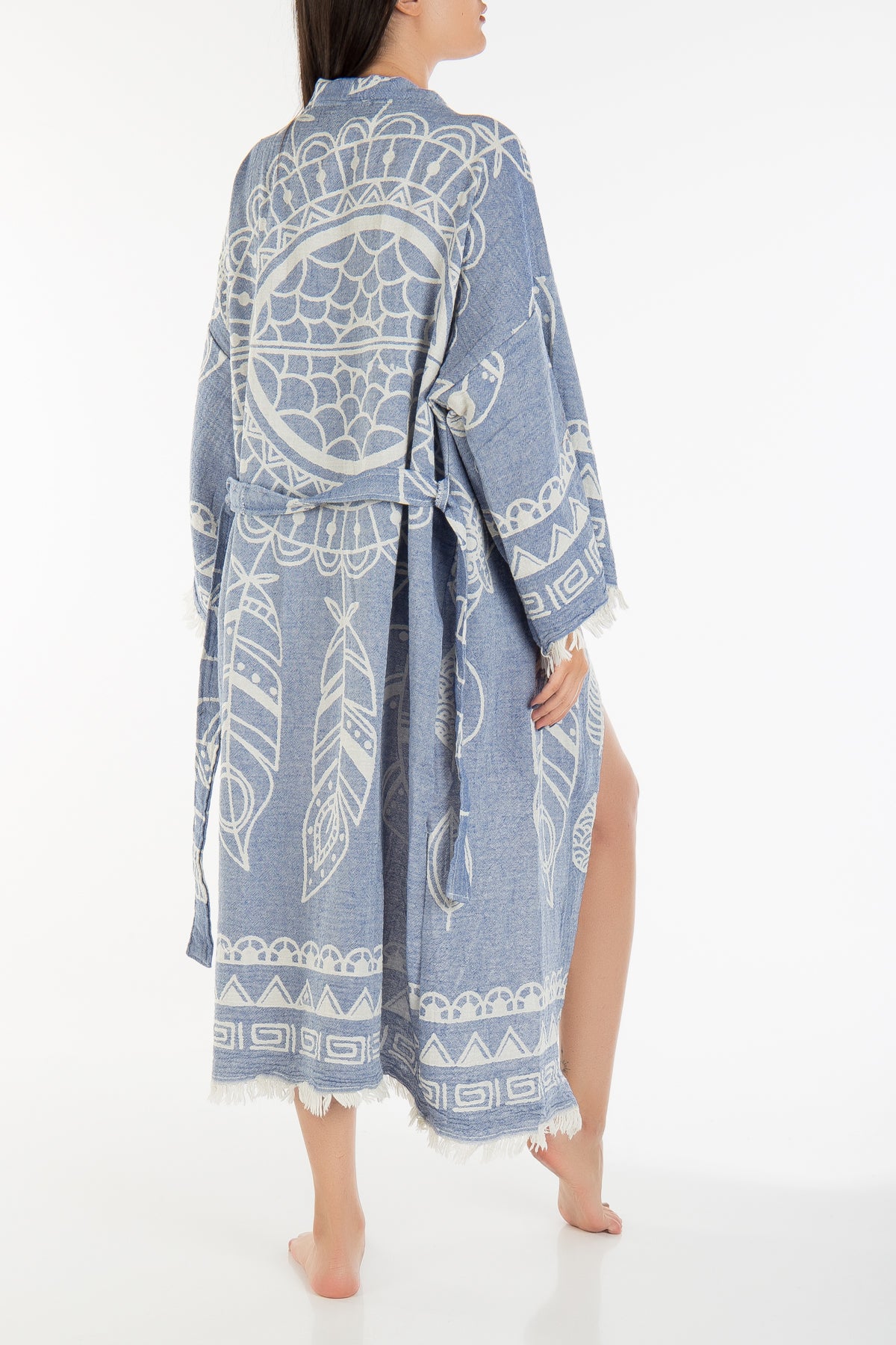 Delilah -  Blue Dreamcatcher Handmade Kimono