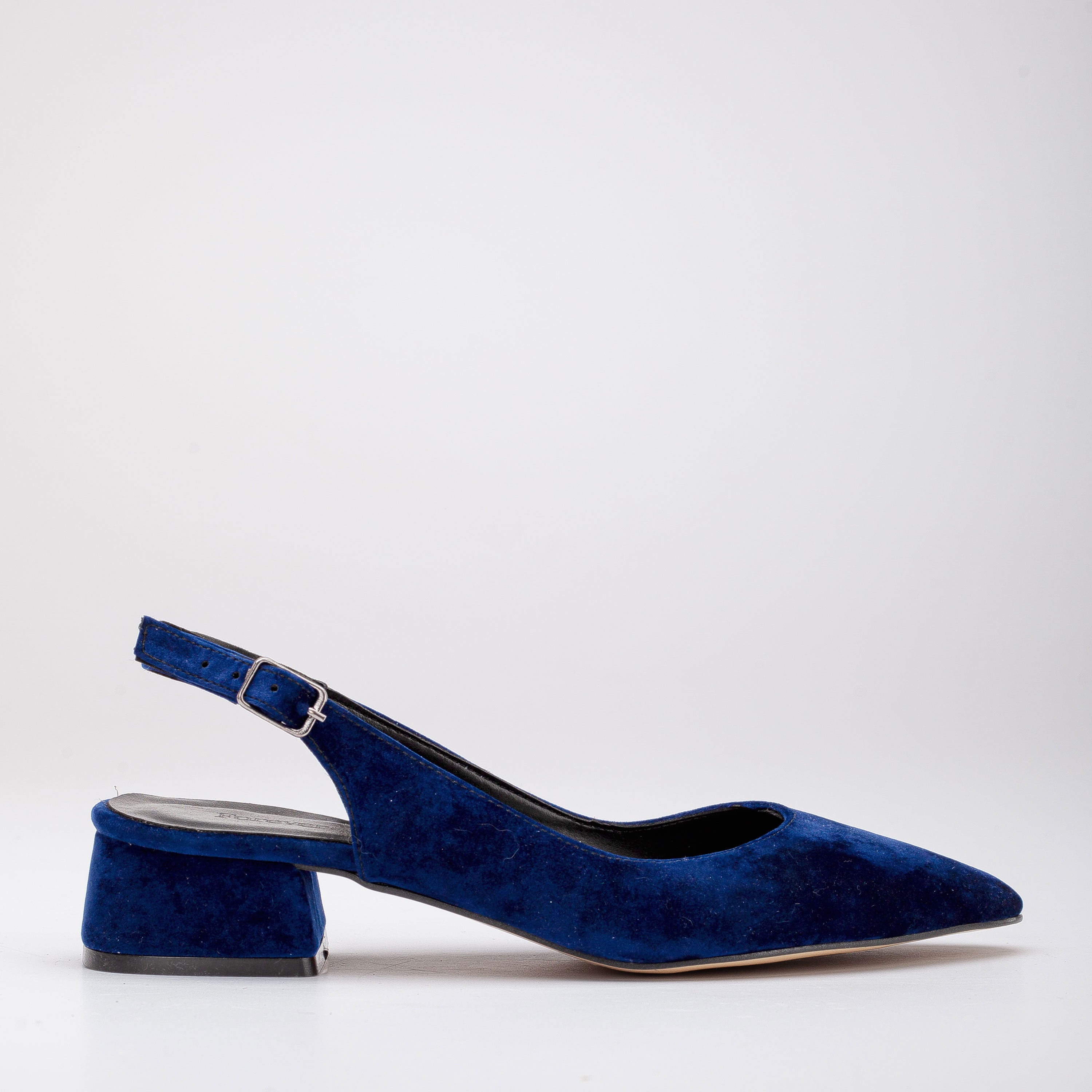 Blue Velvet Shoes, Blue Velvet Heels, Blue Velvet Flats, Blue Wedding Shoes, Blue Slingback Shoes, Blue Bridal Flats, Dark Blue Flats