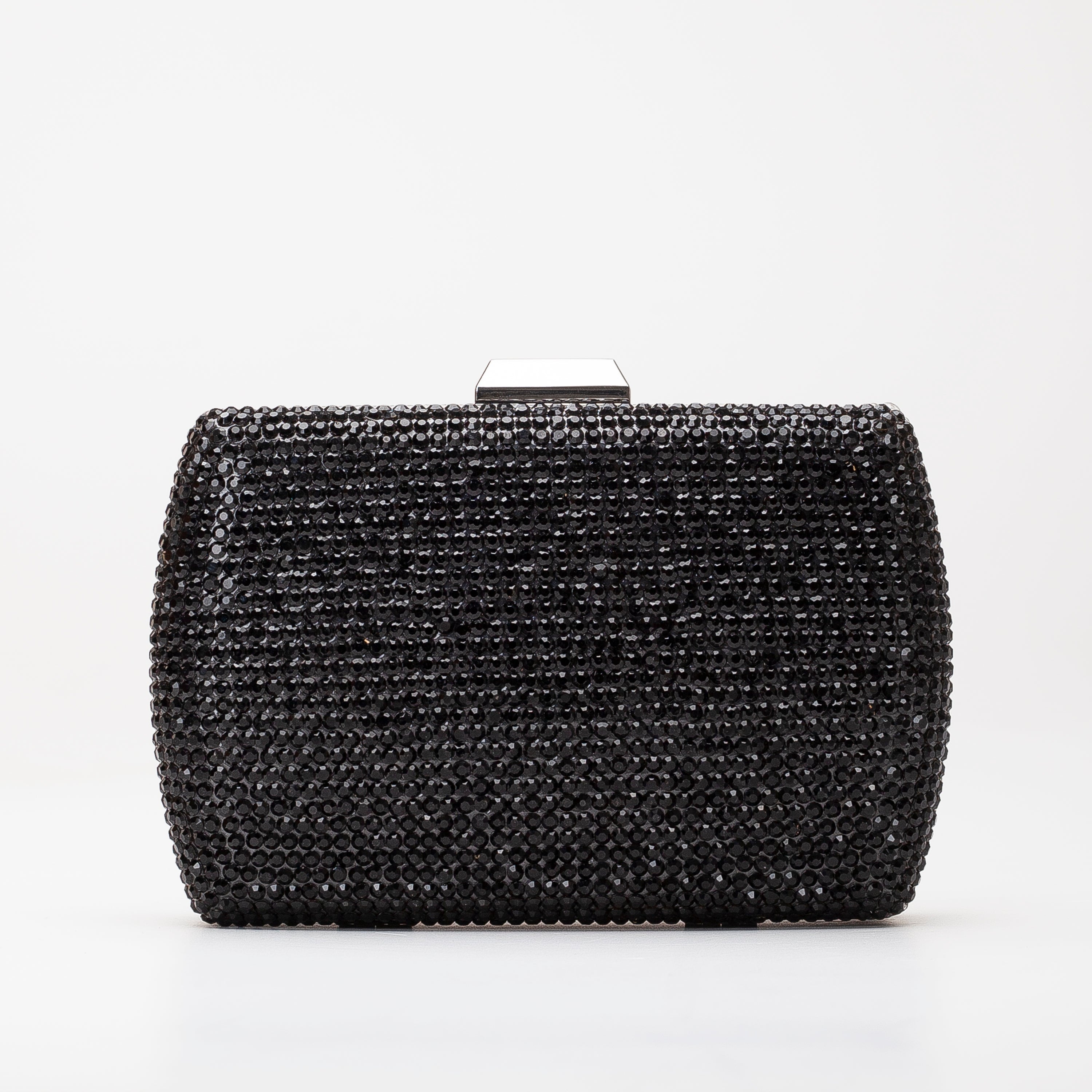 Francisca - Black Glitter Clutch