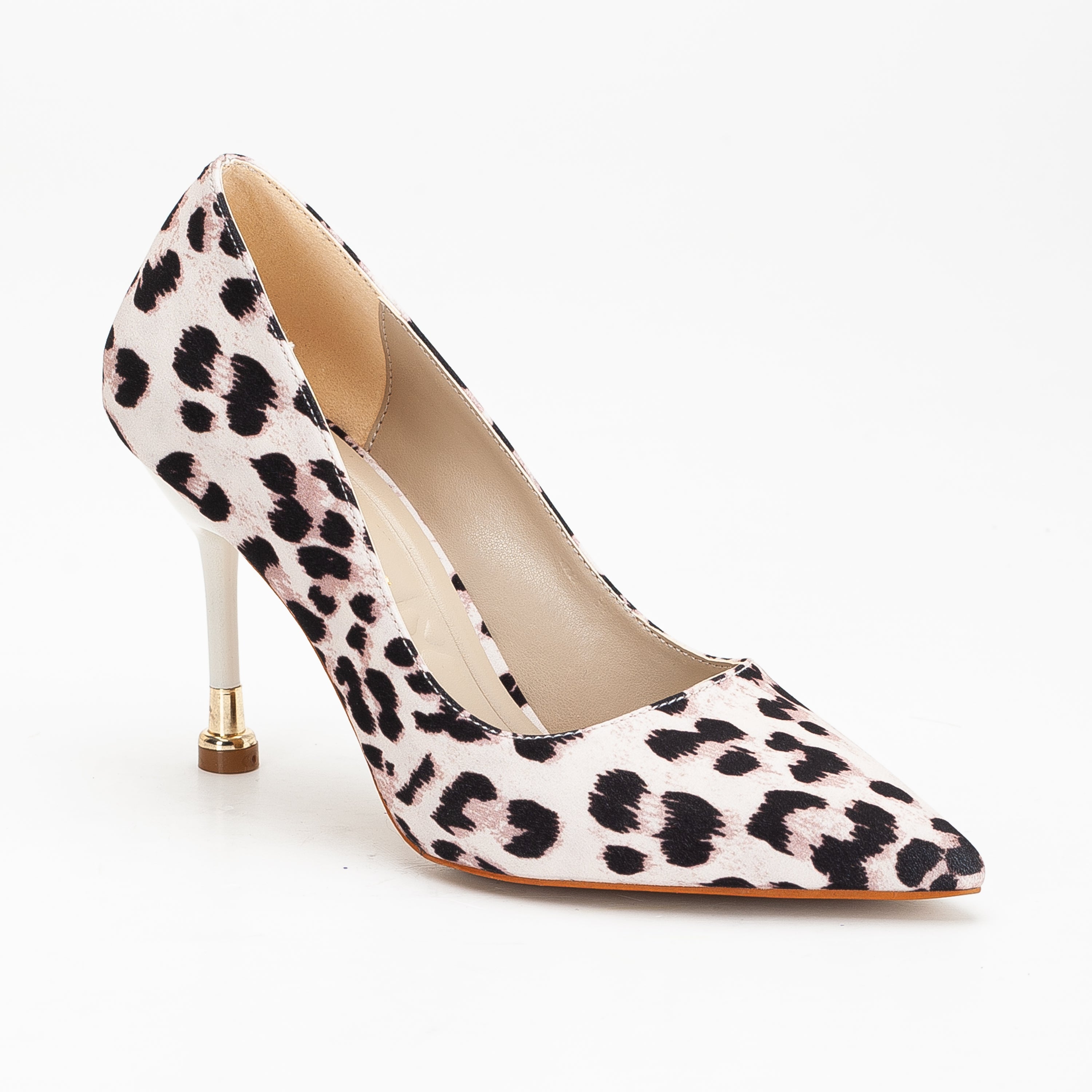 Raven - Zebra Suede Pointed Toe Stiletto Pump