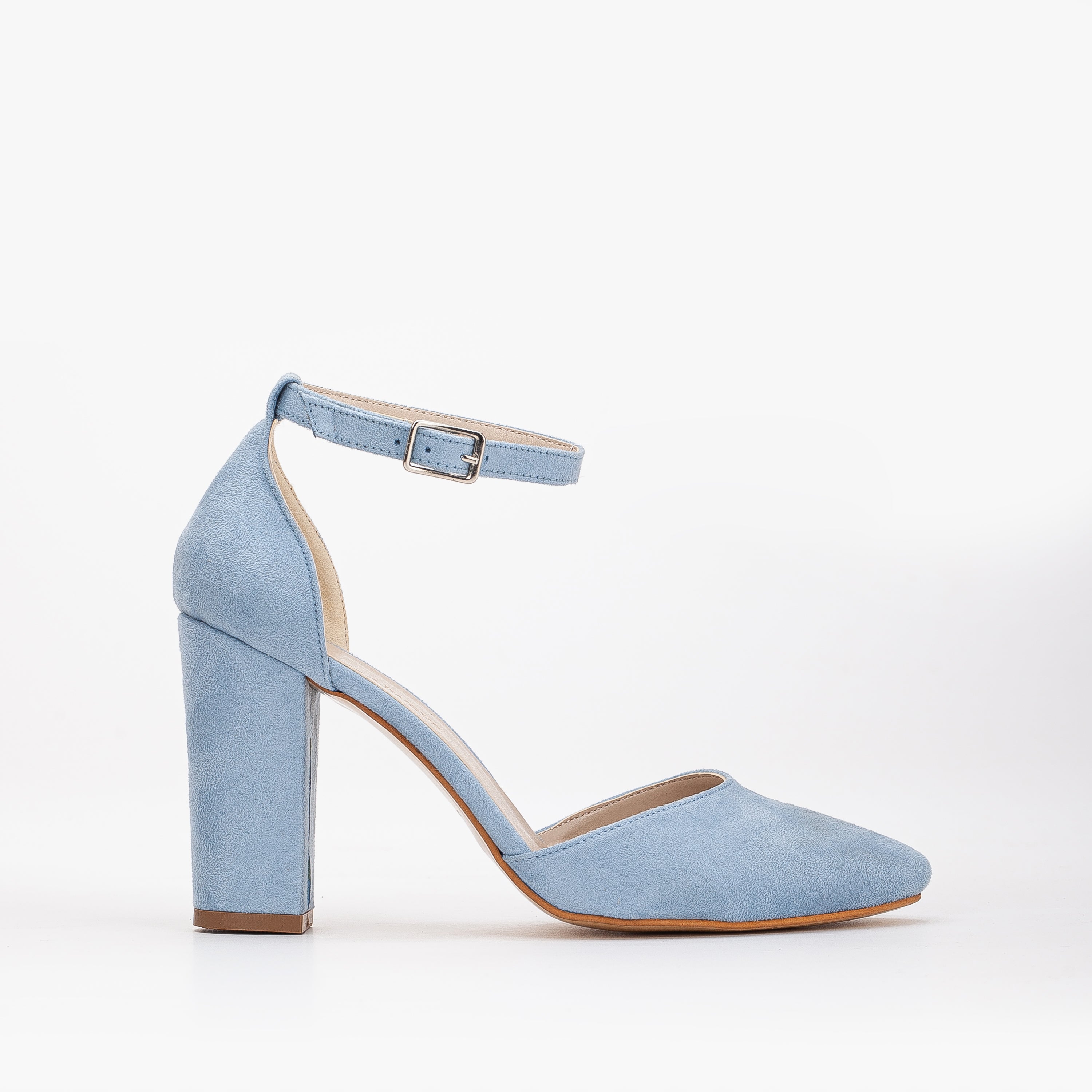Baby blue closed-toe heels, Elegant sky blue pumps, Formal blue high heels, Classic closed-toe blue shoes, Chic baby blue footwear, Sophisticated bridal heels, Stylish closed-toe blue heels, Trendy baby blue pumps, Fashionable high heels in baby blue, Versatile closed-toe blue footwear