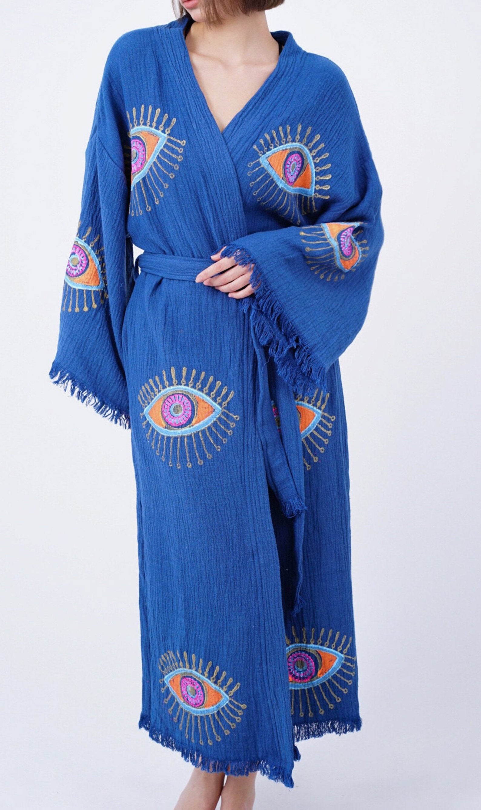 Luna - Blue Handmade Kimono